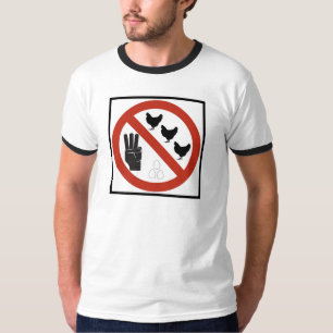印を工夫する前にあなたの鶏を数えないで下さい Tシャツ