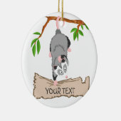 印を持つふくろねずみ セラミックオーナメント (右)