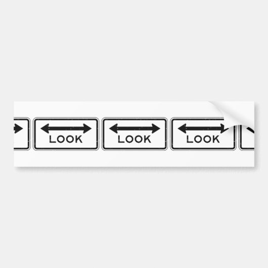 印を見て下さい バンパーステッカー (正面)