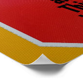 印ストップ印・矢印写真ポスター ポスター (角)