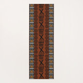 印刷されたアフリカのボゴランのデザイナーYoga Matt ヨガマット (裏面)