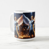 印刷されたコーヒーマグ コーヒーマグカップ (正面左)