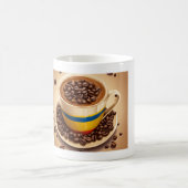 印刷されたスタイルコーヒーマグ コーヒーマグカップ (中央)