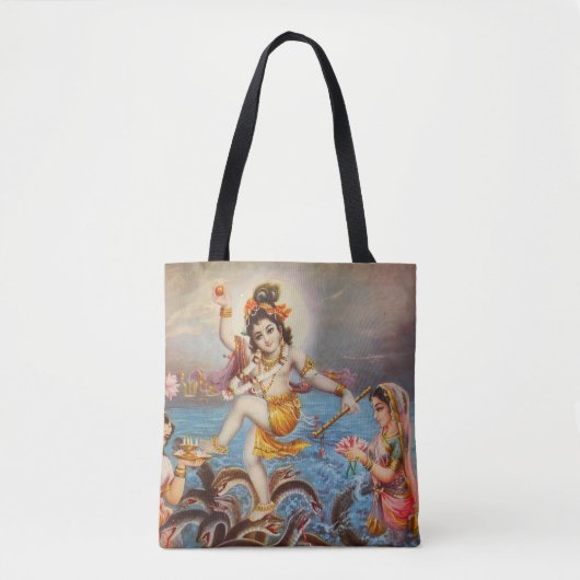 印刷されたトートをくまなくヒンズー教 トートバッグ (正面)