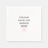 印刷されたナプキン自分のデザインをアップロード スタンダードカクテルナプキン (正面)