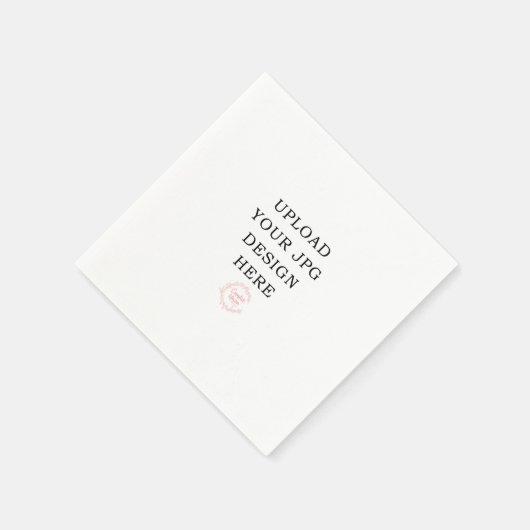 印刷されたナプキン自分のデザインをアップロード スタンダードカクテルナプキン (角)