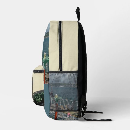 印刷されたバックパック全体のクルーズトリップ プリントバックパック (右)