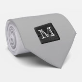 印刷されたパターンおよびカスタムの手紙。 白黒 ネクタイ (ロール)