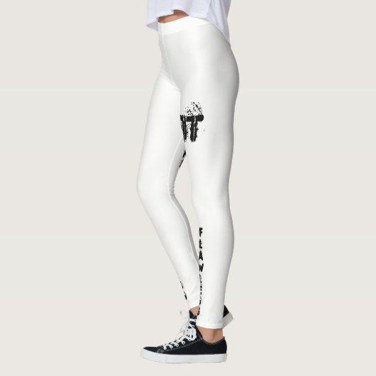 印刷されたフィットネスレギンス レギンス (左)