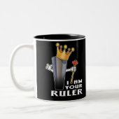 印刷されたマグカップ – 先生、プリンシパル、またはボスのギフト ツートーンマグカップ (左)