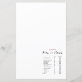 印刷されたマーメイドブライダルシャワーゲーム，ウェディングシャワー (裏面)