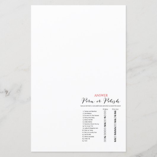 印刷されたマーメイドブライダルシャワーゲーム，ウェディングシャワー (裏面)