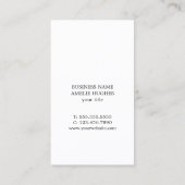 印刷されたモダンクラフト紙コンサルタント 名刺 (裏面)