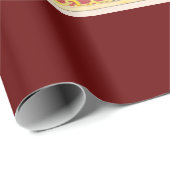 印刷されたヴィンテージマップ ラッピングペーパー (ロールコーナー)