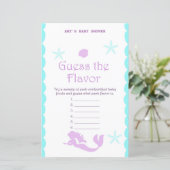 印刷された人魚の赤ちゃんシャワーゲーム (スタンド正面)