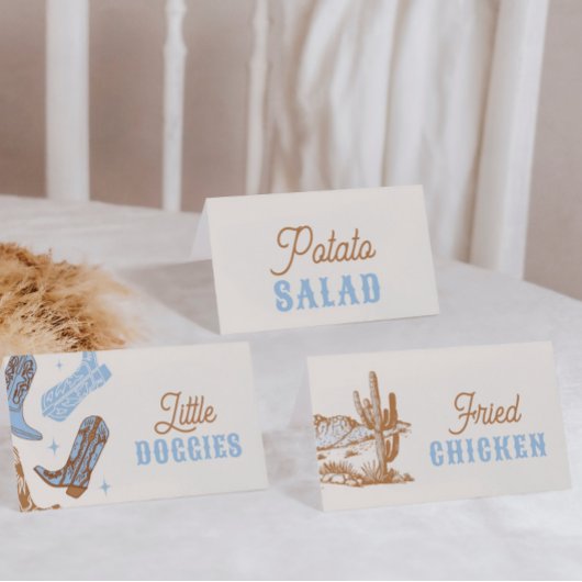 印刷された洋食のテントカード