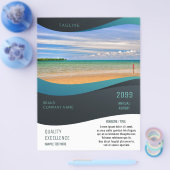 印刷された独自の販促マーケティングの作成 チラシ (シングル)