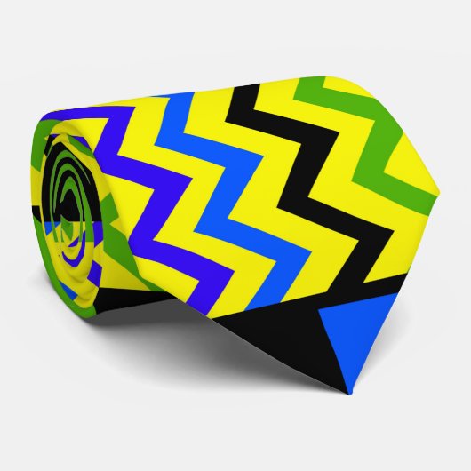 印刷された黄色のアフリカのケントの布のネックタイ ネクタイ (ロール)