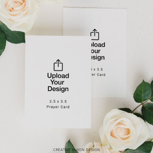 印刷された2.5インチx 3.5インチ祈りの言葉カード 名刺