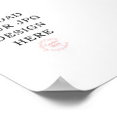 印刷された4x7デジタルファイル招待状、旅程表、カード ポスター (角)