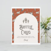 印刷された8x10西シャワーボトルChung Sign (スタンド正面)