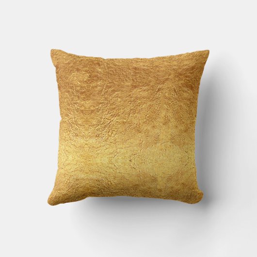 印刷されるエレガントでフェイクな金ゴールドホイル クッション (裏面)