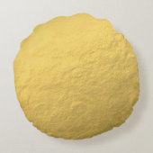 印刷されるエレガントな金ゴールドホイル ラウンドクッション (裏面)