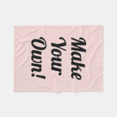 印刷されるカスタムを作って下さい フリースブランケット (正面(横))