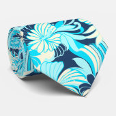 印刷されるハイビスカスのジャングルの花のハワイの両面 ネクタイ (ロール)