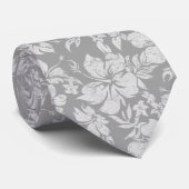 印刷されるハイビスカスのPareauのハワイの花の両面 ネクタイ (ロール)