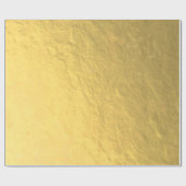 印刷されるフェイクな金ゴールドホイル ラッピングペーパー (フラット)