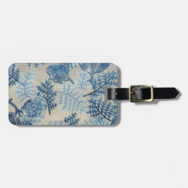 印刷されるヴィンテージの綿織物 ラゲッジタグ