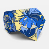 印刷される溶岩ランプの花のレトロの独身の側 ネクタイ (ロール)