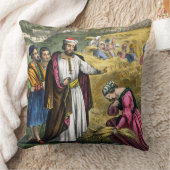 印刷される聖書からのBoazの分野のルース、 クッション (ブランケット)