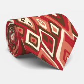 印刷される遠いレトロの抽象的な独身の側 ネクタイ (ロール)