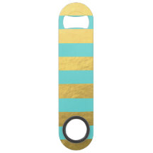 印刷される青および金ゴールドホイルのストライプ