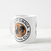 印刷されるCHCのロゴ コーヒーマグカップ (正面左)