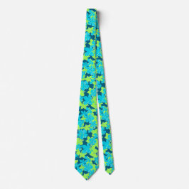 印刷されるHanaleiのハワイのハイビスカスの花の両面 ネクタイ