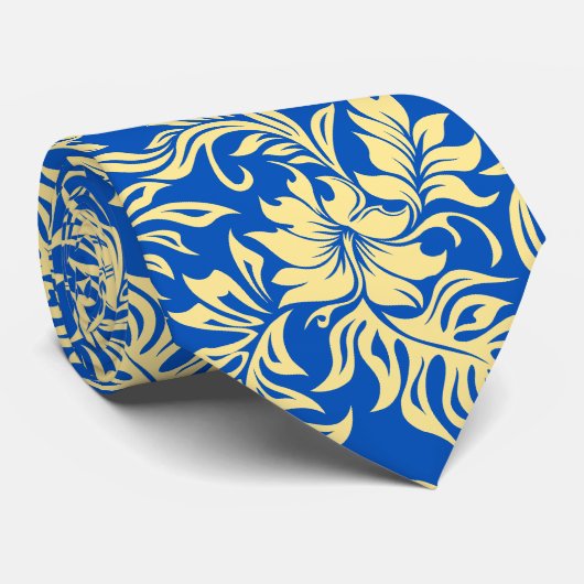 印刷されるWaikikiのハイビスカスのハワイの両面 ネクタイ (ロール)