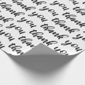 印刷しましたカスタムでユニークなギフトをありがとう ラッピングペーパー (角)