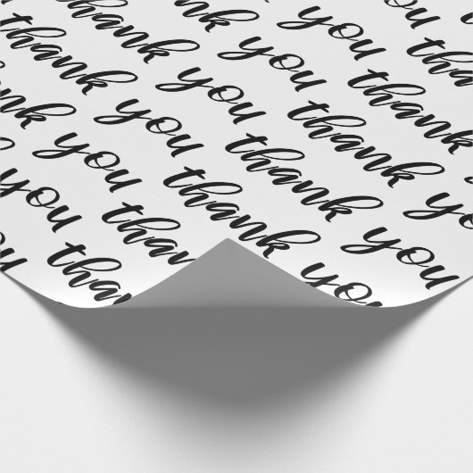 印刷しましたカスタムでユニークなギフトをありがとう ラッピングペーパー (角)