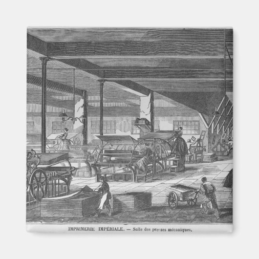 印刷すると座敷が縮まる マグネット (正面)