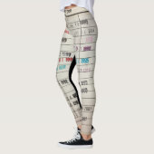 印刷できる帯出券のレギンス レギンス (左)