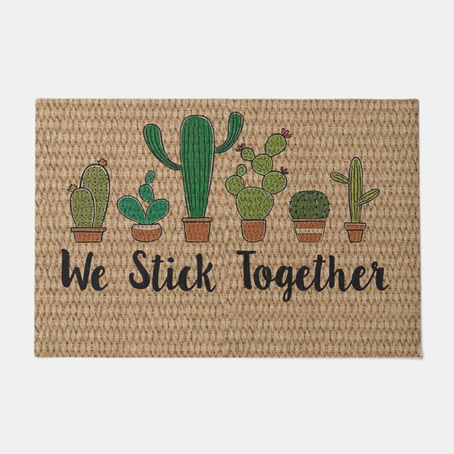 印刷なし、書式設定、植物の書式設定、マッおもしろいト ドアマット (正面)