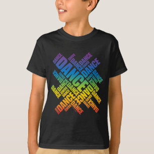 印刷のダンス(スペクトル) Tシャツ