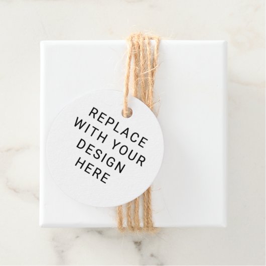 印刷のラウンドメッセージカード フェイバータグ (インサイチュ)