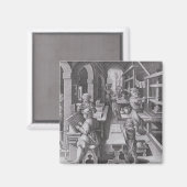 印刷の発達 マグネット (正面/裏面)