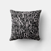 印刷の芸術 クッション (裏面)