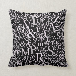 印刷の芸術 クッション