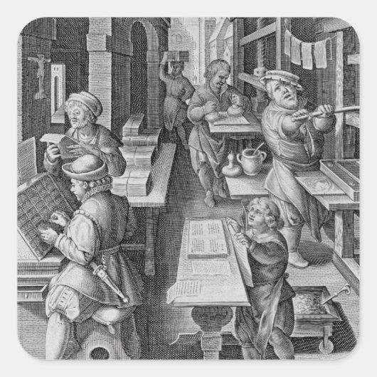 印刷の開発、プレート5 'Nova Re スクエアシール (正面)